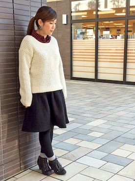 sayaさん（レディース・156cm）の冬コーディネート