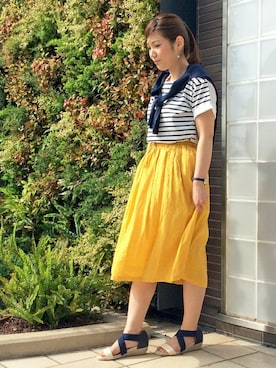 sayaさん（レディース・156cm）の春コーディネート