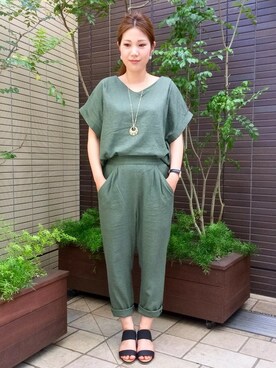 sayaさん（レディース・156cm）の夏コーディネート