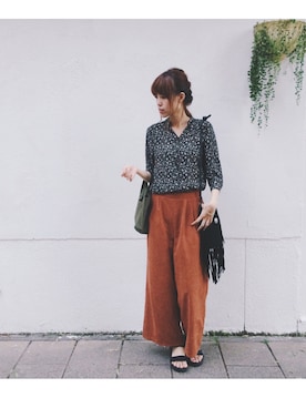 「ORiental TRaffic（オリエンタルトラフィック）の【再値下げ！SALE 50%OFF】【スポーツ系サンダル人気No1！】★スポーツサンダル★5203（サンダル）」を使った、Michaさん（レディース・164cm）の秋コーディネート