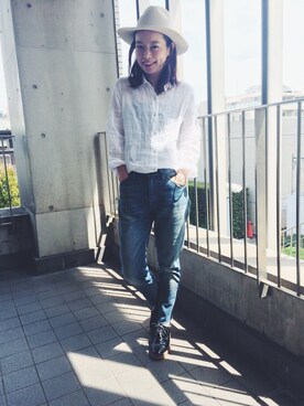 「RITZ」｜下島麻子さん（レディース・159cm）の春コーディネート