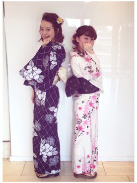 「Veil（ベール）のアイテム」を使った、下島麻子さん（レディース・159cm）の夏コーディネート