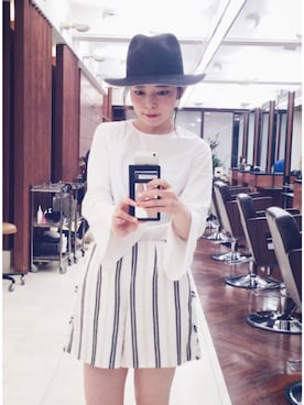 「CLANE（クラネ）のアイテム（PC・スマホグッズ/家電）」を使った、下島麻子さん（レディース・159cm）の春コーディネート