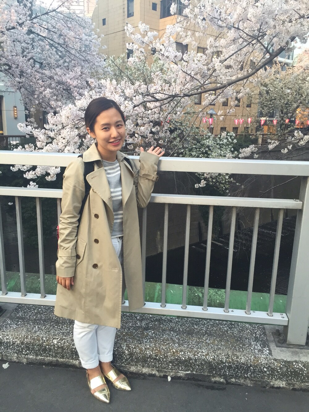 「KBF、URBAN RESEARCH、murua、burberry、ENVYM、spring、selectshop、date style♡」｜「KBFのアイテム（スウェット、ホワイト系）」を使った、SatokoNakaharaさん（レディース・158cm）の春コーディネートの1枚目の写真