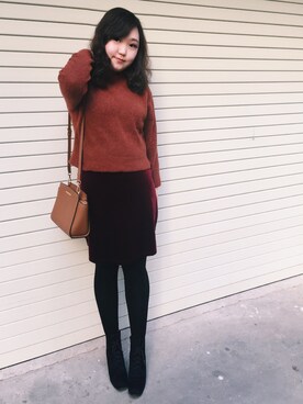 🍃🌸モモ桃🗼💓さん（レディース・162cm）の冬コーディネート