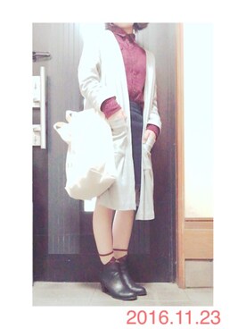 ゆうきさん（レディース・149cm）の秋コーディネート
