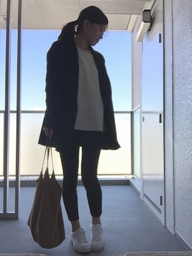「NETSTAR（ネットスター）のアイテム（ニット/セーター）」を使った、しほさん（レディース・156cm）の秋コーディネート