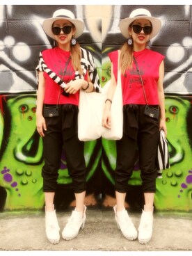 CANNYさん（レディース・160cm）の夏コーディネート