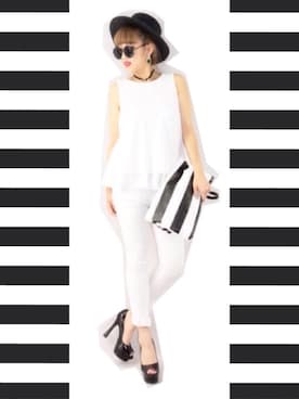 CANNYさん（レディース・160cm）の夏コーディネート