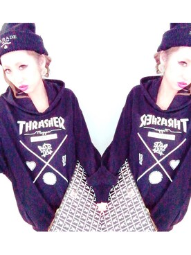 「スエット」｜CANNYさん（レディース・160cm）の冬コーディネート