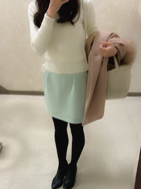 Mikiさん（レディース・156cm）の冬コーディネート