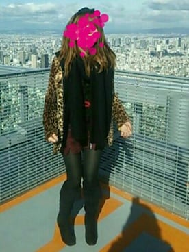 「アイテム（ムートンコート）」を使った、moco_music_mocoさん（レディース・162cm・30代）の秋コーディネート