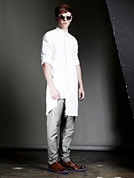 「#shirt」｜THREESIXFIVEさん（メンズ・180cm）の春コーディネート
