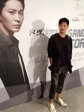 「アイテム（その他トップス）」を使った、THREESIXFIVEさん（メンズ・165cm）の冬コーディネート