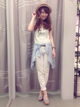 みっきーさん（レディース・158cm）の夏コーディネート