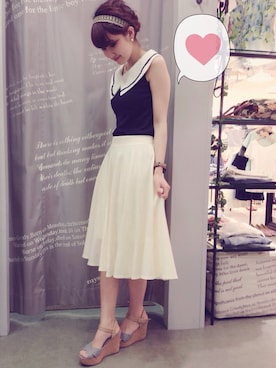 みっきーさん（レディース・158cm）の夏コーディネート