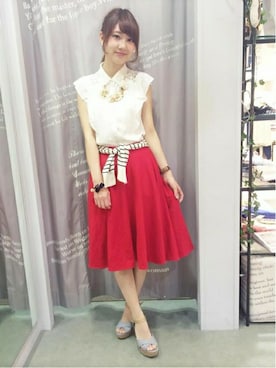 みっきーさん（レディース・158cm）の夏コーディネート