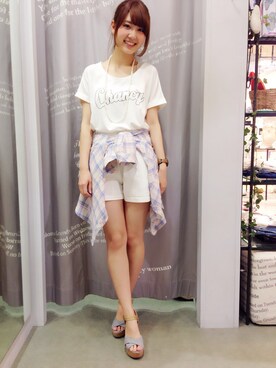 みっきーさん（レディース・158cm）の夏コーディネート