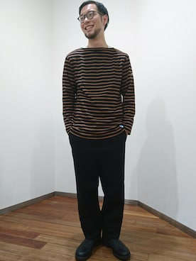 「お買い物」｜「アイテム（ブーツ）」を使った、hayashiさん（メンズ・173cm）の秋コーディネート