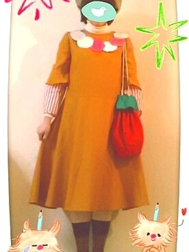 「アイテム（ワンピース）」を使った、クロワッサンさん（メンズ・165cm）の冬コーディネート