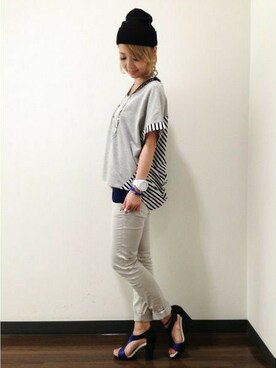 HIROSE/HAREさん（レディース・157cm）の夏コーディネート