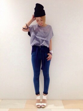 HIROSE/HAREさん(レディース・157cm)の夏コーディネート