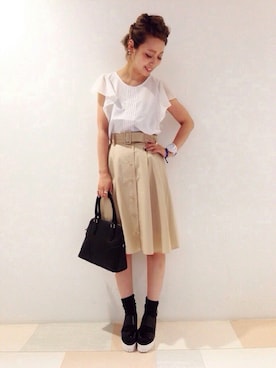 HIROSE/HAREさん（レディース・157cm）の夏コーディネート