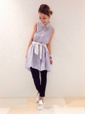 HIROSE/HAREさん（レディース・157cm）の夏コーディネート