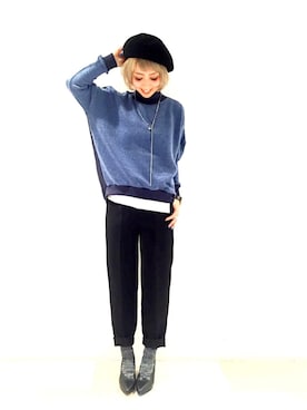 HIROSE/HAREさん（レディース・157cm）の冬コーディネート