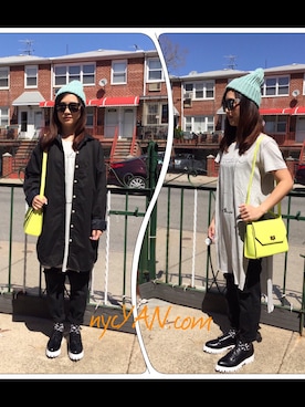 「onlinestore」｜nycYANさん（レディース・157cm）の春コーディネート