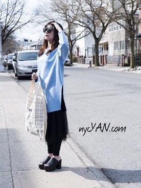 「onlinestore」｜nycYANさん（レディース・157cm）の春コーディネート