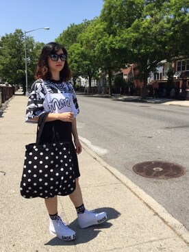 「MONKI」｜nycYANさん（レディース・157cm）の春コーディネート