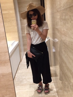 「remi&reid（レミーアンドリード）のアイテム」を使った、boopさん（レディース・156cm）の夏コーディネート