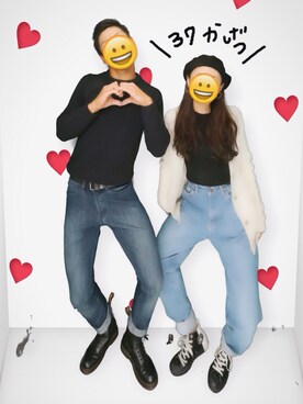 「BUBBLES（バブルス）のアイテム（イヤリング）」を使った、 み な む さん（レディース・156cm）の秋コーディネート