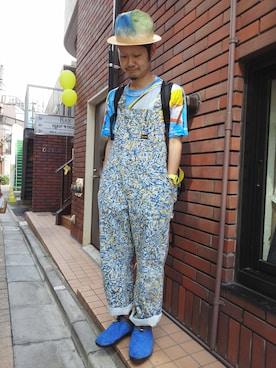 「CA4LA」｜「アイテム（オールインワン・サロペット）」を使った、SHUHEI@DOIT君さん（メンズ・170cm）の春コーディネート
