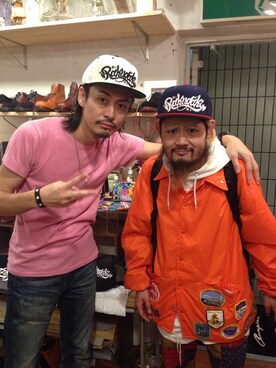 「ワッペン」｜「アイテム（ナイロンジャケット）」を使った、SHUHEI@DOIT君さん（メンズ・170cm）の秋コーディネート