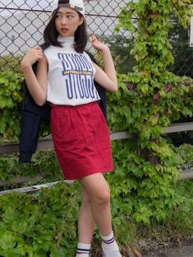 「夏秋ミックス」｜「アイテム（ジャケット/アウター）」を使った、kirin＊さん（レディース・157cm）の秋コーディネート