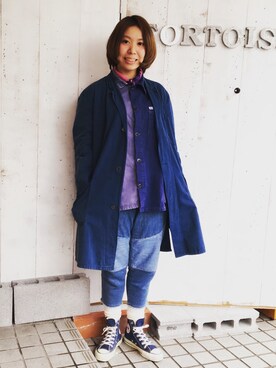 「masterkey（マスターキー）のアイテム」を使った、あすまるさん（レディース・157cm）の春コーディネート