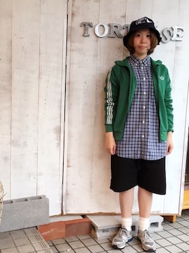 「RALPH LAUREN（ラルフ ローレン）のアイテム（シャツ/ブラウス）」を使った、あすまるさん（レディース・157cm）の春コーディネート