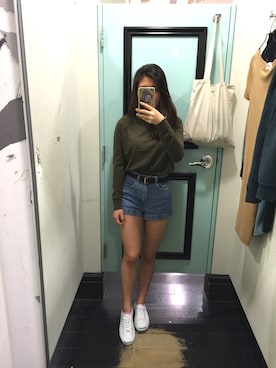 「CONVERSE（コンバース）のCONVERSE コンバース ジャック パーセル / JACK PURCEL（スニーカー）」を使った、v a n e s s aさん（レディース・160cm）の冬コーディネート