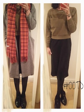 elyさん（レディース・171cm）の冬コーディネート