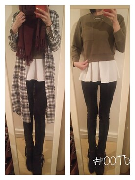 elyさん（レディース・171cm）の冬コーディネート