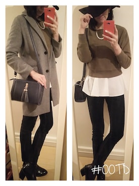 elyさん（レディース・171cm）の冬コーディネート