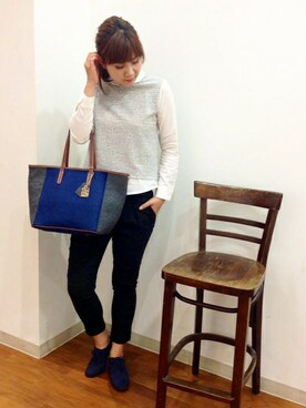 ikka KASHIWA STAFFさん（レディース・170cm）の秋コーディネート