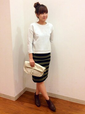 ikka KASHIWA STAFFさん（レディース・170cm）の秋コーディネート