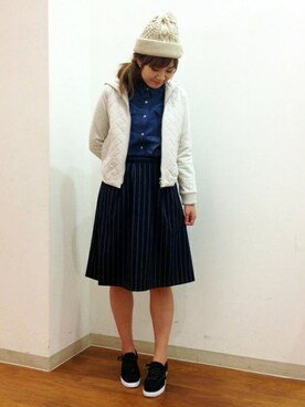 ikka KASHIWA STAFFさん（レディース・170cm）の秋コーディネート