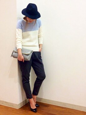 ikka KASHIWA STAFFさん（レディース・170cm）の冬コーディネート