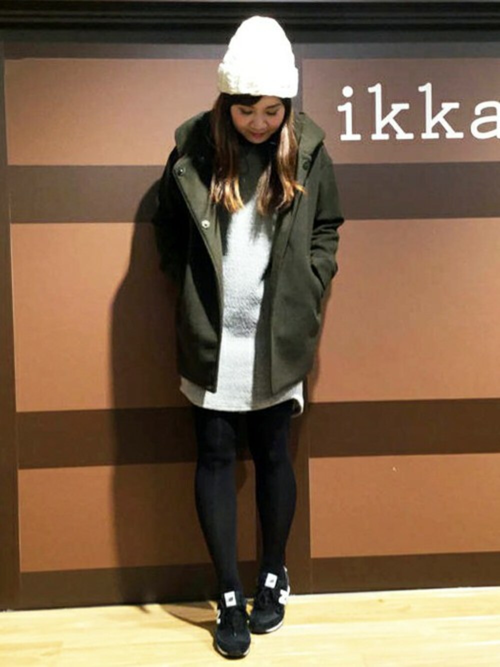 ikka KASHIWA STAFF(ikkaヨドバシ吉祥寺店)｜ikkaのピーコートを使った ...