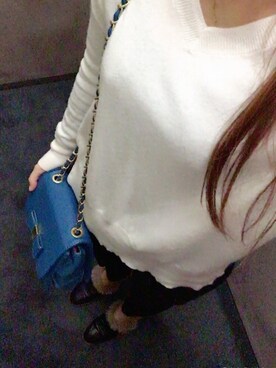 「MINIMUM（ミニマム）のアイテム（バッグ）」を使った、miyaaaさん（レディース・155cm）の秋コーディネート