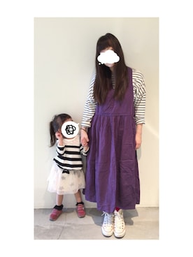 「美容室」｜「アイテム（ワンピース）」を使った、yocchi*さん（レディース・152cm）の春コーディネート